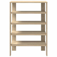 Produktbild för Skohylla sonoma-ek 61x32x87,5 cm konstruerat trä