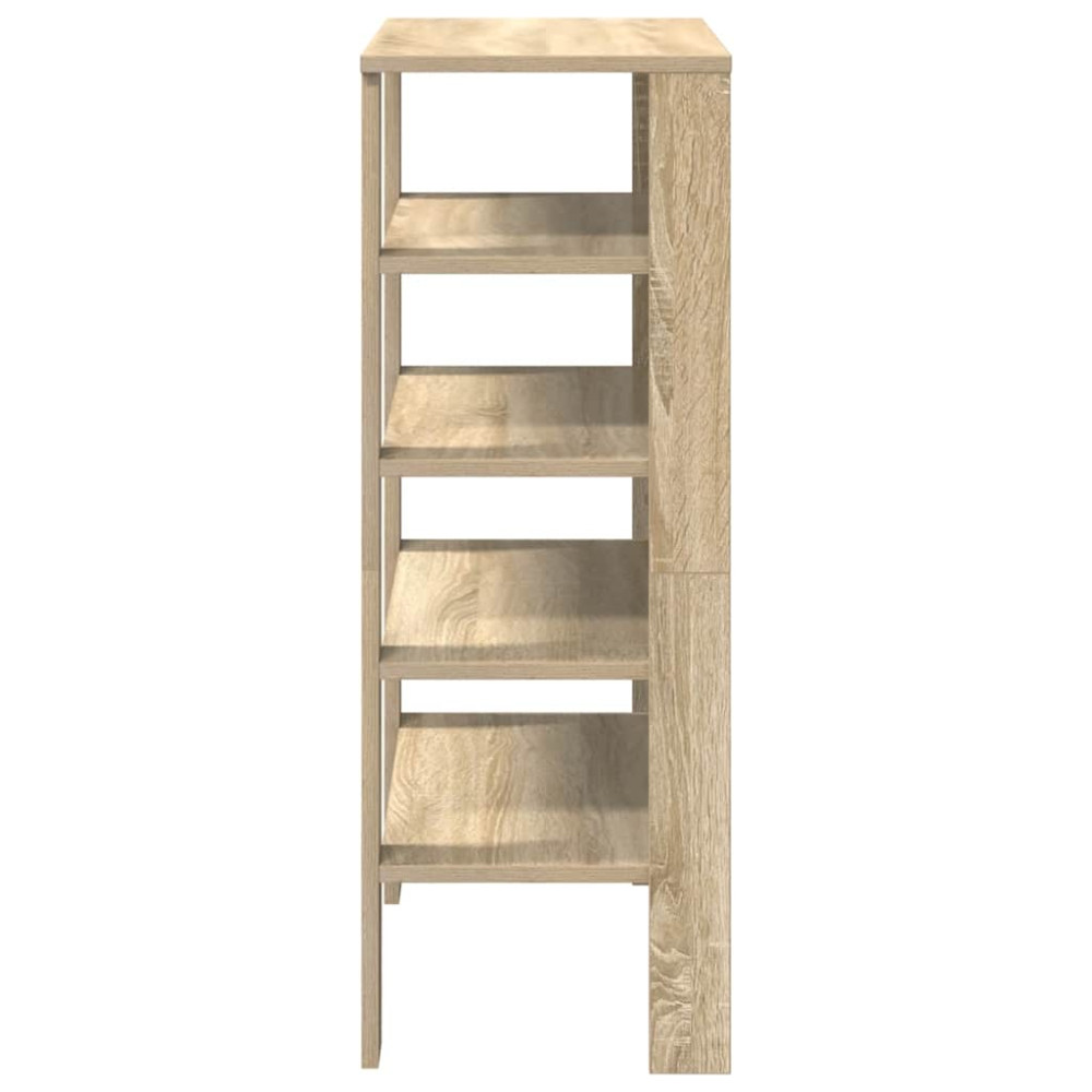 Produktbild för Skohylla sonoma-ek 61x32x87,5 cm konstruerat trä