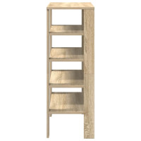 Produktbild för Skohylla sonoma-ek 61x32x87,5 cm konstruerat trä