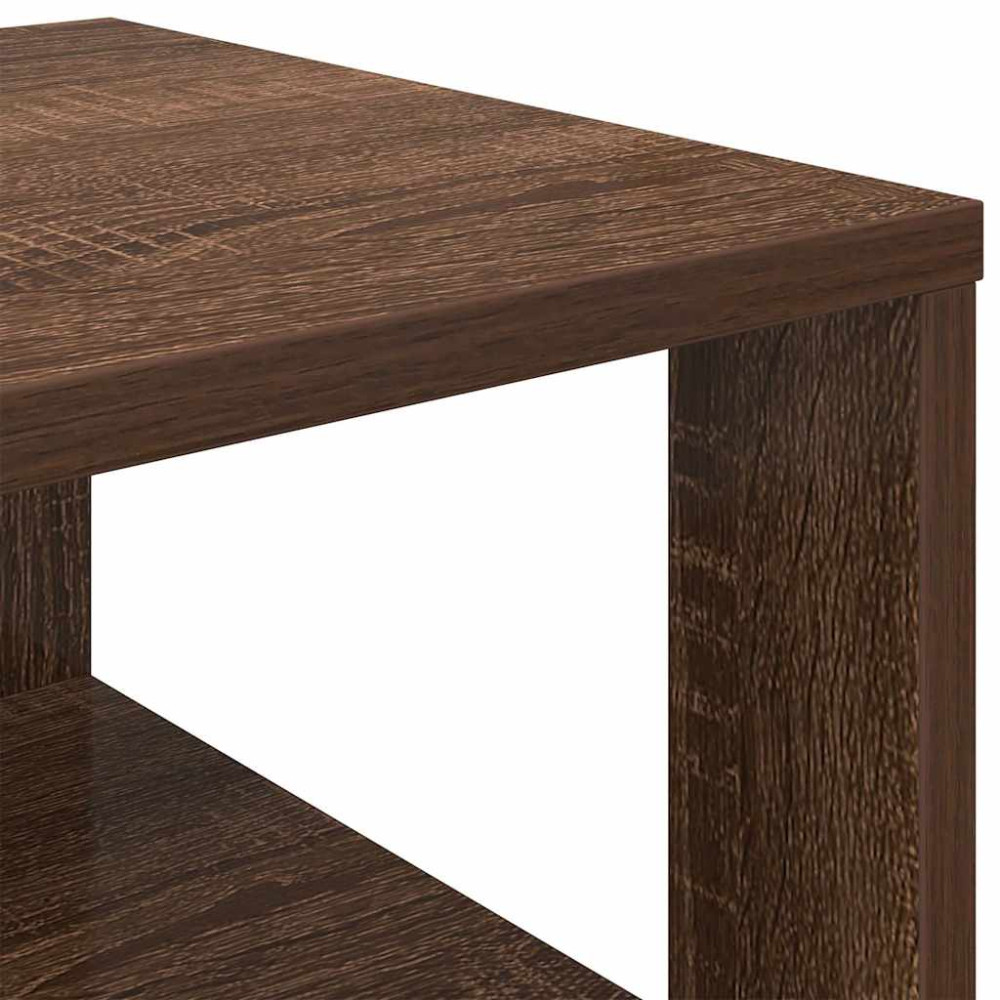 Produktbild för Skoställ brun ek 61x32x87,5 cm konstruerat trä