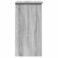 Produktbild för Skrivbord med hyllor grå sonoma 84x40x78 cm konstruerat trä