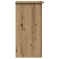 Produktbild för Skrivbord med hyllor artisan ek 84x40x78 cm konstruerat trä