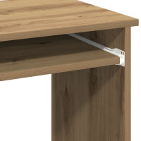 Produktbild för Skrivbord med hyllor artisan ek 84x40x78 cm konstruerat trä