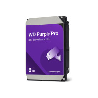 Produktbild för WD Purple Pro WD8002PURP - hårddisk - 8 TB - övervakning, smart video - SATA 6Gb/s