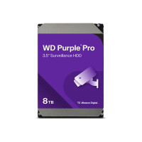 Produktbild för WD Purple Pro WD8002PURP - hårddisk - 8 TB - övervakning, smart video - SATA 6Gb/s