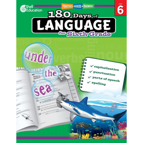 Shell Educational Publishing 180 Days of Language for Sixth Grade (häftad, eng)