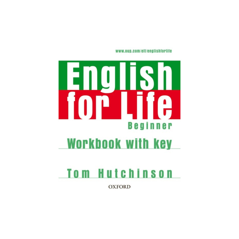 Produktbild för English for Life: Beginner: Workbook with Key (häftad, eng)