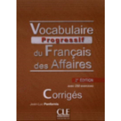 CLE International Vocabulaire progressif du francais des affaires - Niveau intermediaire (A2/B1) - Corriges - 2eme edition (häftad, fre)