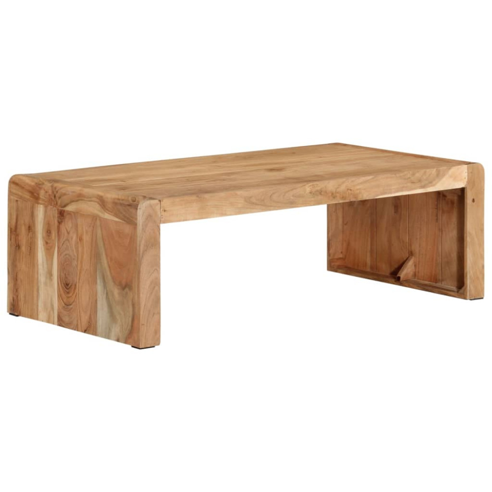 Produktbild för Soffbord 110x55x35 cm massivt akaciaträ
