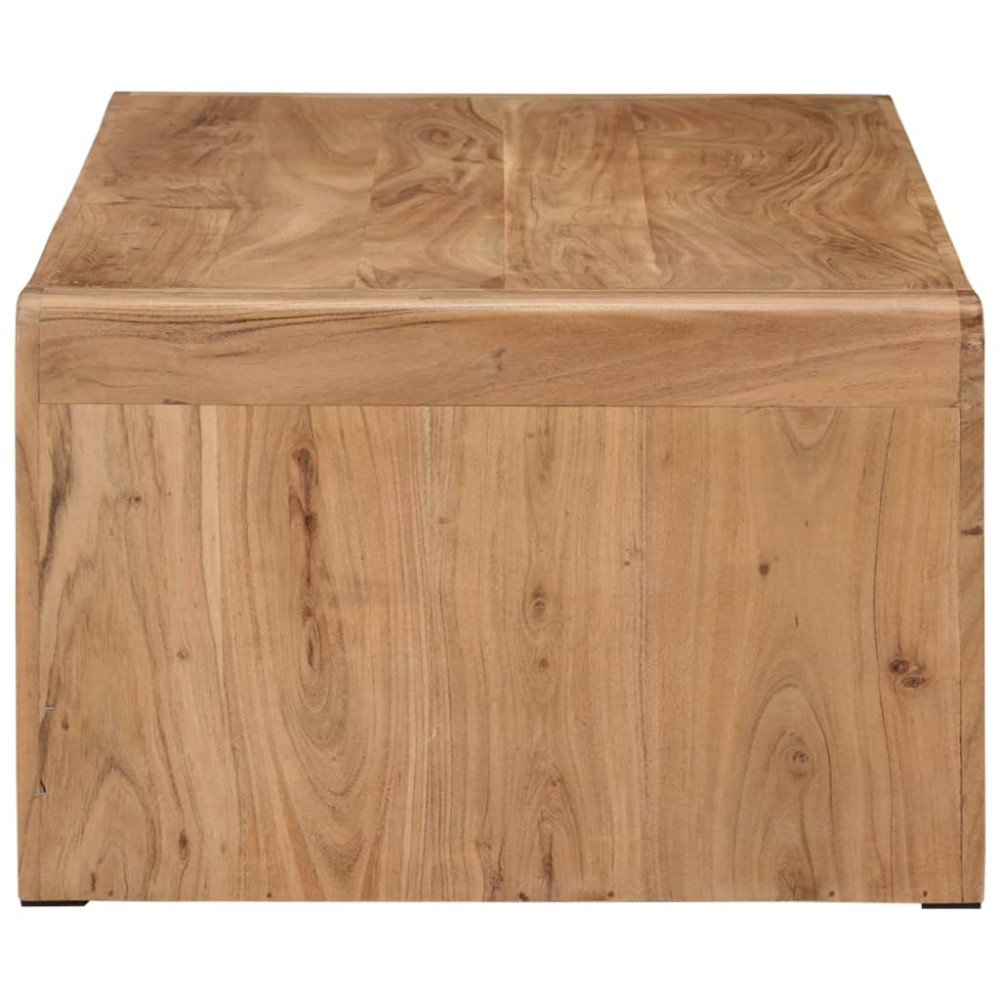 Produktbild för Soffbord 110x55x35 cm massivt akaciaträ