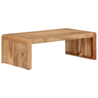 Produktbild för Soffbord 110x55x35 cm massivt akaciaträ