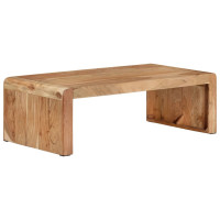 Produktbild för Soffbord 110x55x35 cm massivt akaciaträ