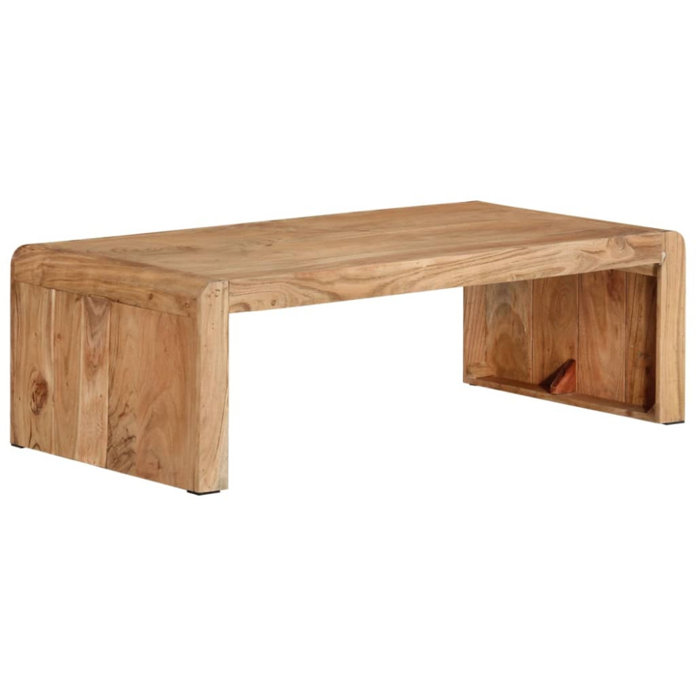 Produktbild för Soffbord 110x55x35 cm massivt akaciaträ