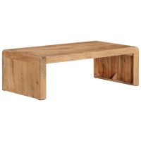 Produktbild för Soffbord 110x55x35 cm massivt akaciaträ