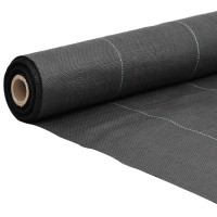 Produktbild för Ogräsmatta svart 0,5x150 m PP