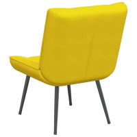 Produktbild för Vilstol gul 64x74x84 cm sammet