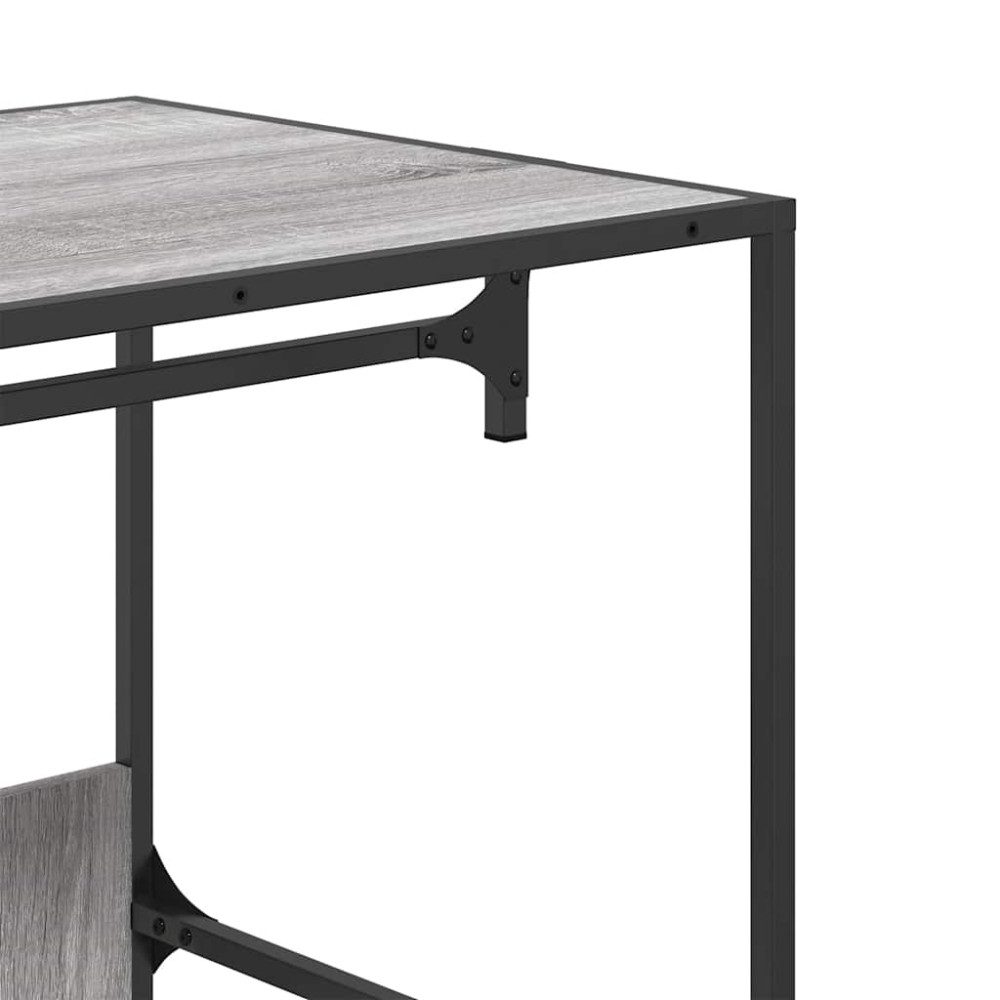Produktbild för Garderob grå sonoma 90x50x180 cm konstruerat trä