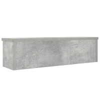 Produktbild för Köksställ stapelbara betonggrå 60x15x16 cm konstruerat trä