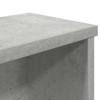 Produktbild för Köksställ stapelbara betonggrå 60x15x16 cm konstruerat trä