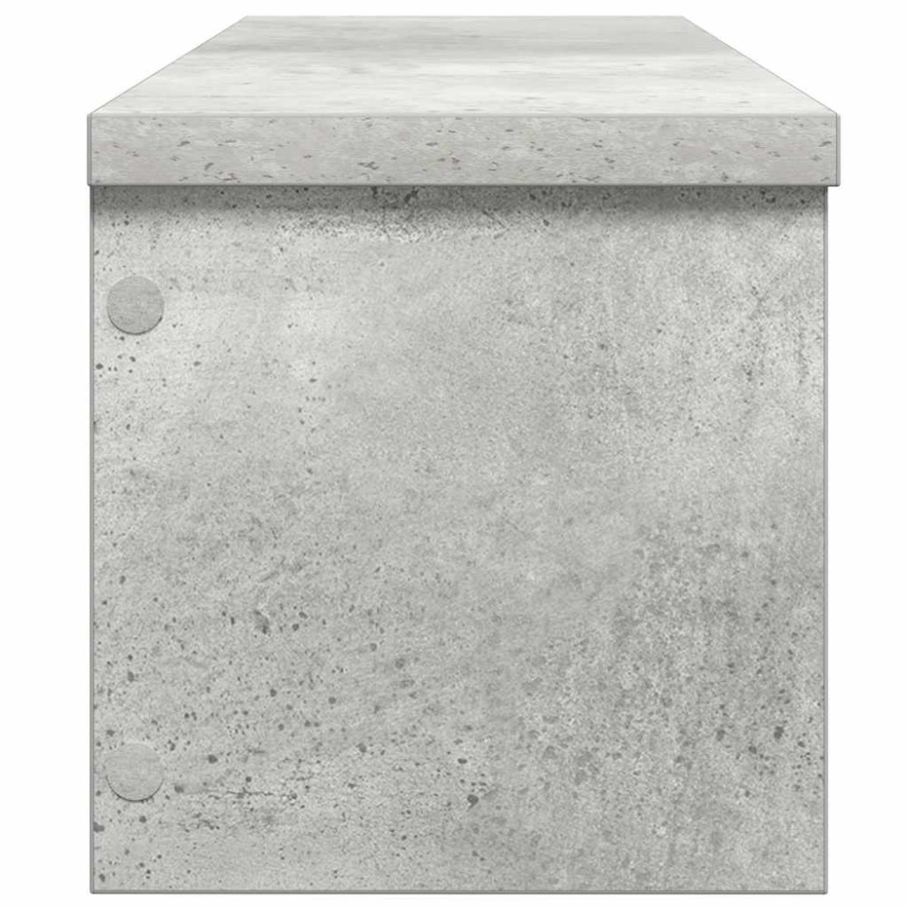 Produktbild för Köksställ stapelbara 2 st betonggrå 60x15x16 cm