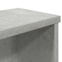 Produktbild för Köksställ stapelbara 2 st betonggrå 60x15x16 cm