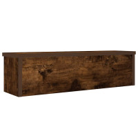 Produktbild för Köksställ stapelbara rökfärgad ek 60x15x16 cm konstruerat trä