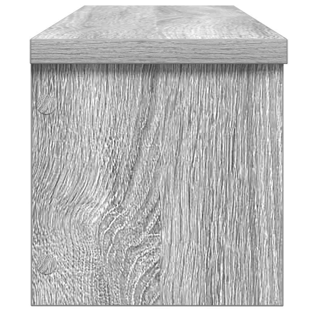 Produktbild för Köksställ stapelbara grå sonoma 60x15x16 cm konstruerat trä