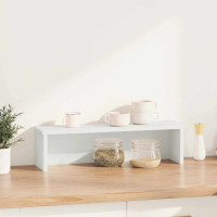 Produktbild för Köksställ stapelbara vit 60x15x16 cm konstruerat trä