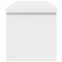 Produktbild för Köksställ stapelbara vit 60x15x16 cm konstruerat trä