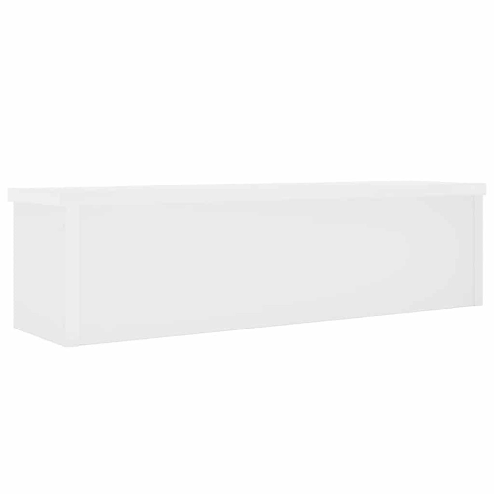 Produktbild för Köksställ stapelbara vit 60x15x16 cm konstruerat trä