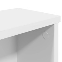 Produktbild för Köksställ stapelbara vit 60x15x16 cm konstruerat trä