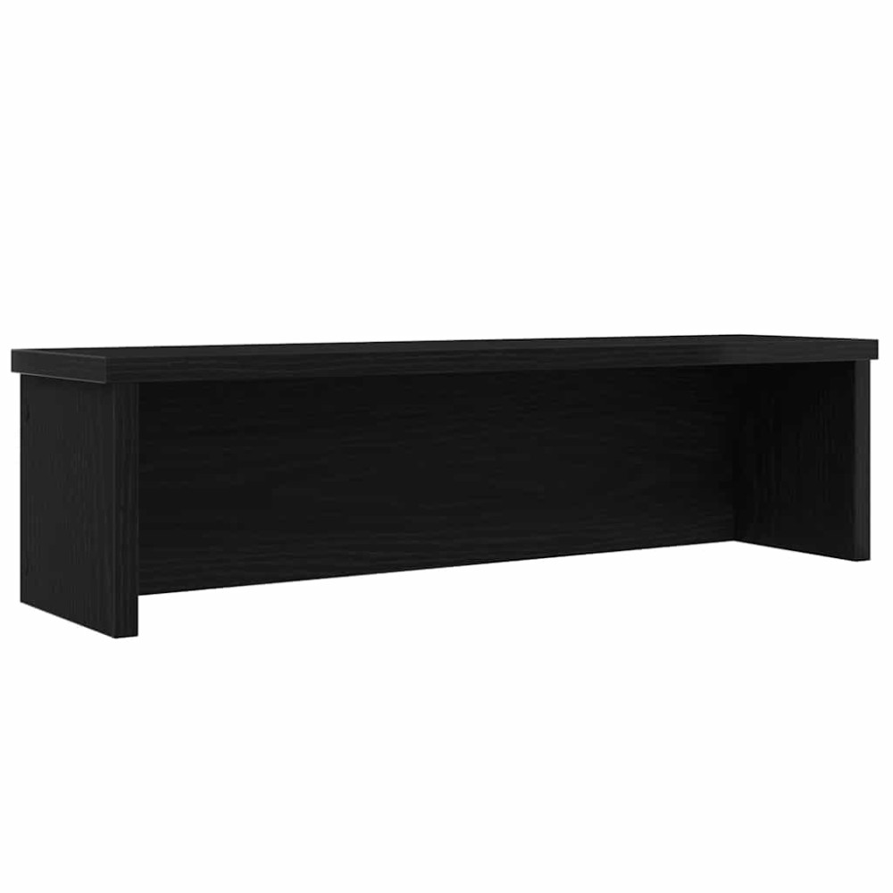 Produktbild för Köksställ stapelbara svart 60x15x16 cm konstruerat trä