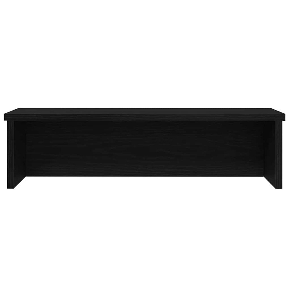Produktbild för Köksställ stapelbara svart 60x15x16 cm konstruerat trä
