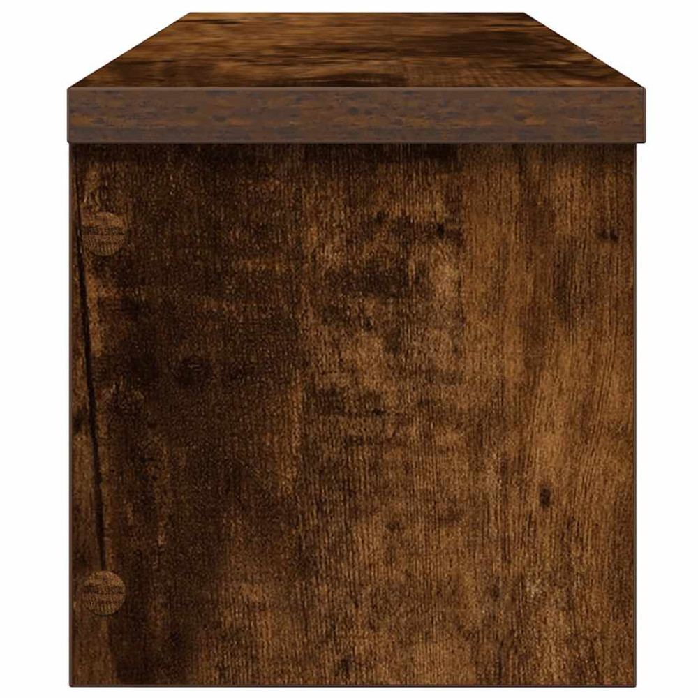 Produktbild för Köksställ stapelbara 2 st rökfärgad ek 60x15x16 cm