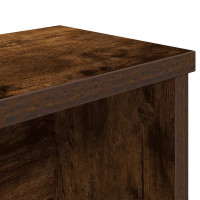 Produktbild för Köksställ stapelbara 2 st rökfärgad ek 60x15x16 cm