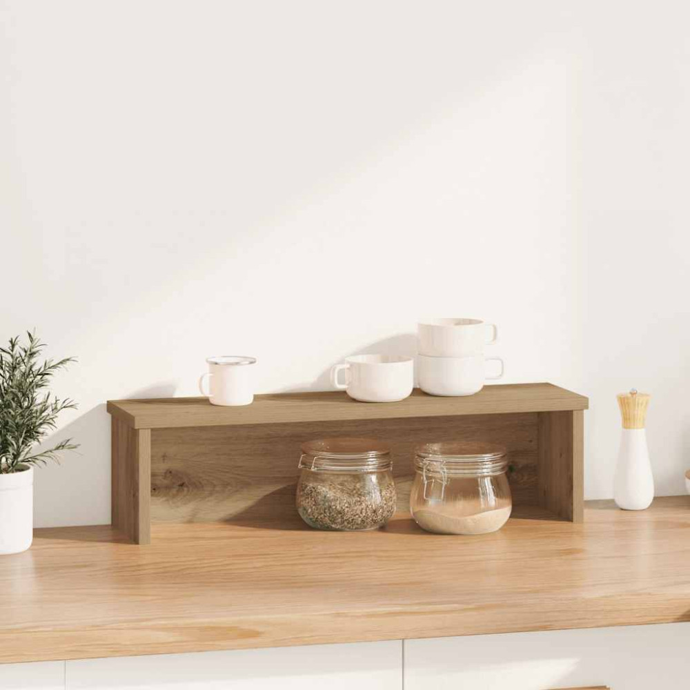 Produktbild för Köksställ stapelbara artisan ek 60x15x16 cm konstruerat trä