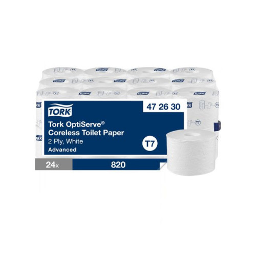 TORK Toalettpapper TORK Adv T7 2-lag 24/krt