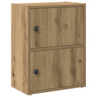 Produktbild för Bokhylla artisan ek 40x24x52 cm konstruerat trä