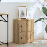 Produktbild för Bokhylla artisan ek 40x24x52 cm konstruerat trä