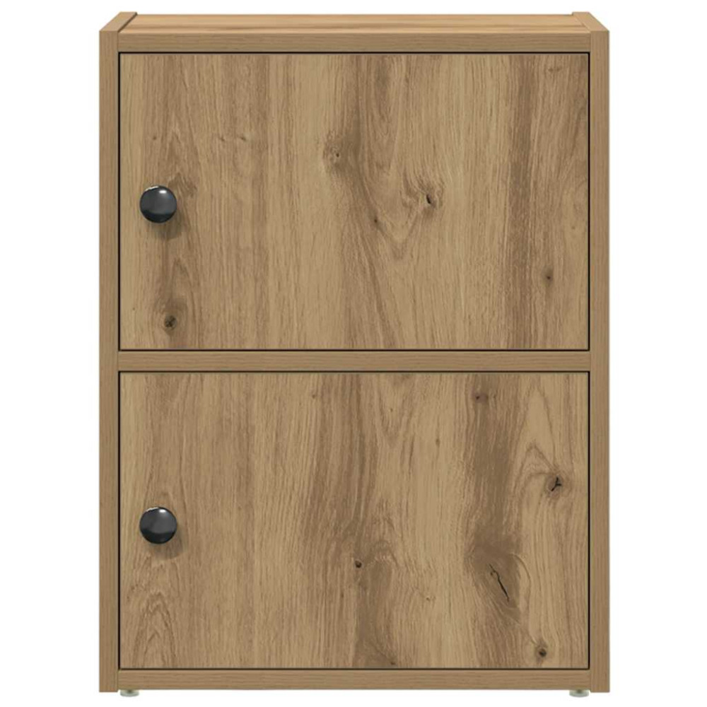 Produktbild för Bokhylla artisan ek 40x24x52 cm konstruerat trä