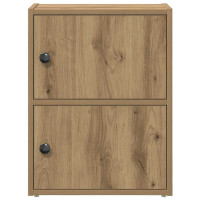 Produktbild för Bokhylla artisan ek 40x24x52 cm konstruerat trä