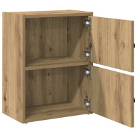 Produktbild för Bokhylla artisan ek 40x24x52 cm konstruerat trä