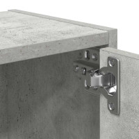 Produktbild för Bokhylla betonggrå 40x24x77 cm konstruerat trä