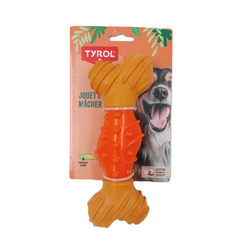 Tyrol Hundtugg Ben av Bambu/Gummi Large Tyrol 20 cm