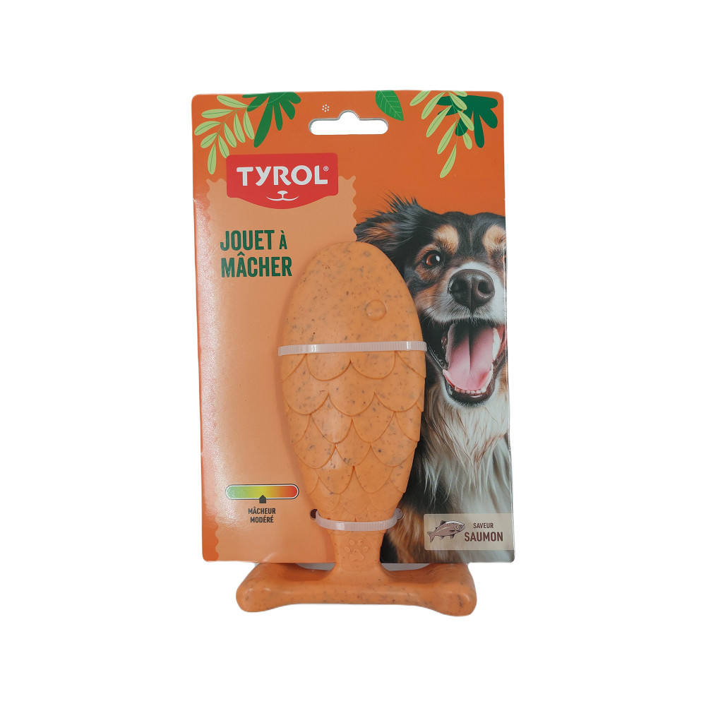 Produktbild för Hundtugg Salmon Bambu small Tyrol 14 cm