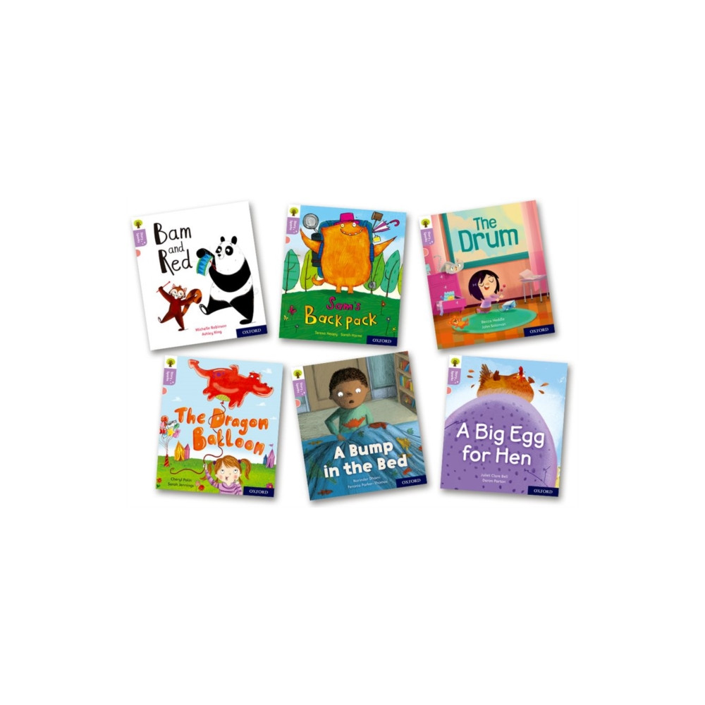 Produktbild för Oxford Reading Tree Story Sparks: Oxford Level 1+: Mixed Pack of 6 (häftad, eng)