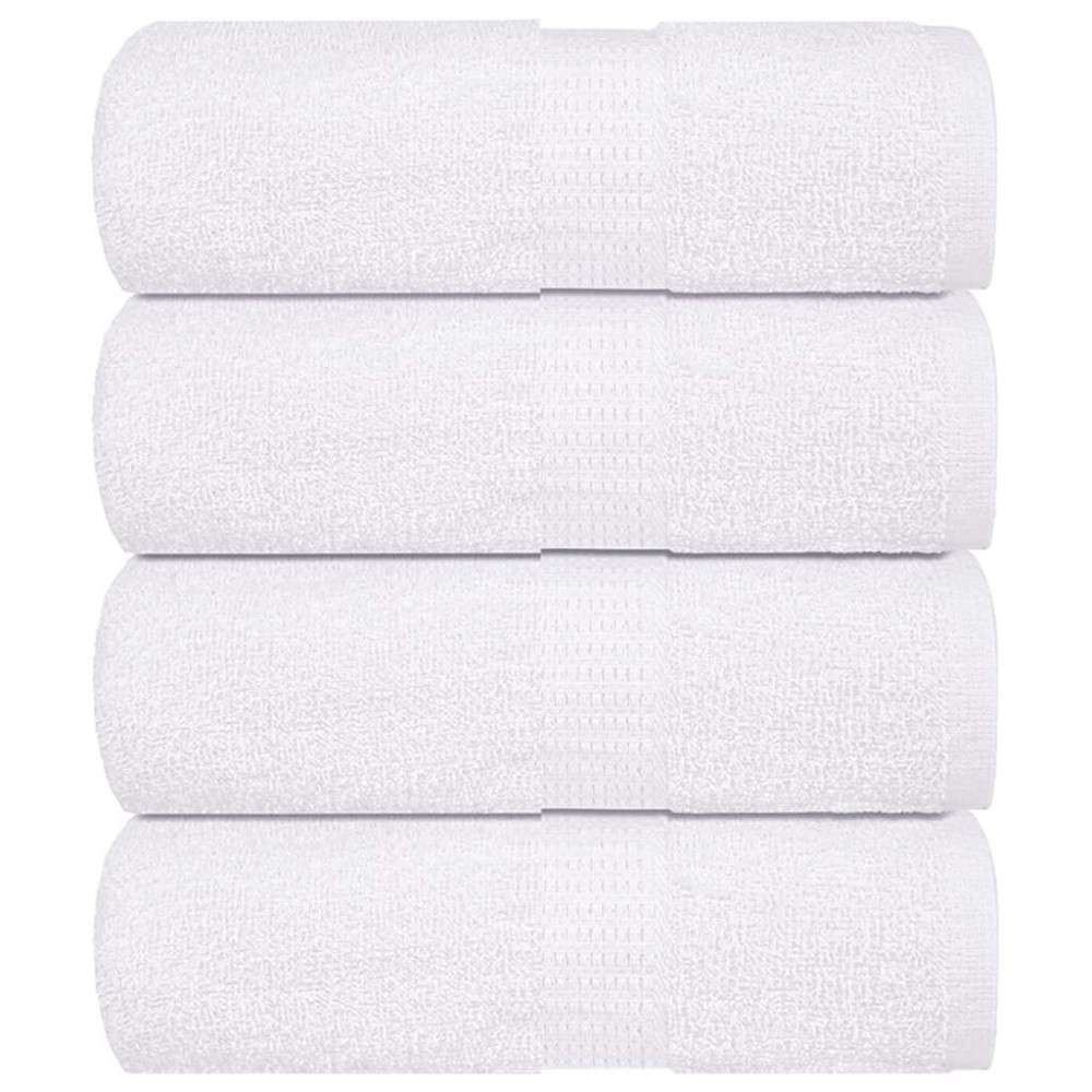 Produktbild för Gästhanddukar FROGN 4 st vit 30x50 cm 360 gsm