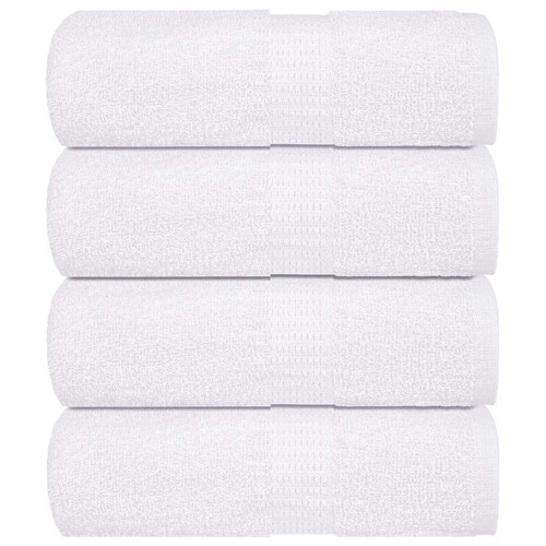 vidaXL Gästhanddukar FROGN 4 st vit 30x50 cm 360 gsm