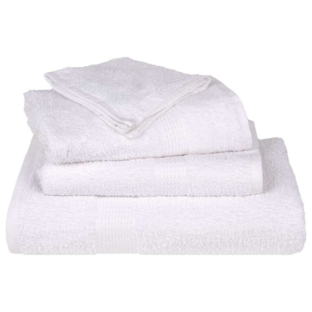 Produktbild för Gästhanddukar FROGN 50 st vit 30x50 cm 360 gsm