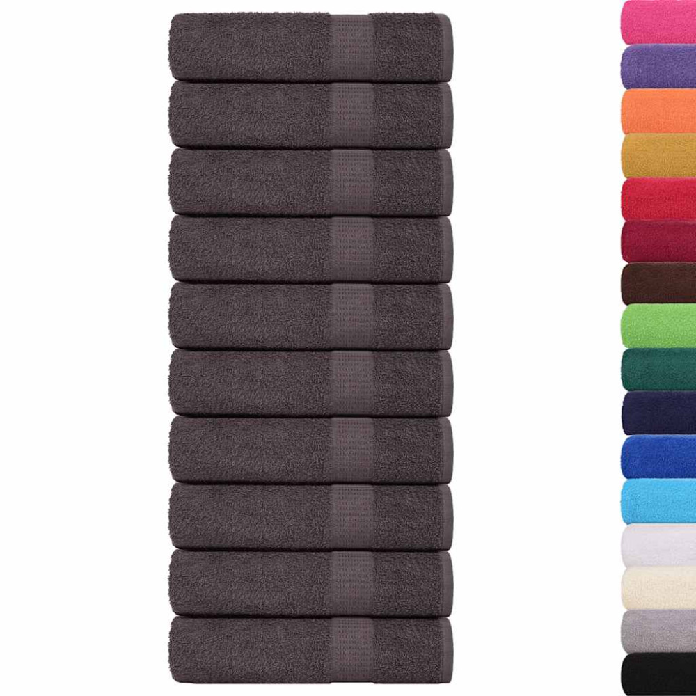 Produktbild för Handdukar FROGN 50 st antracit 50x100 cm 360 gsm